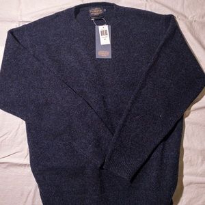 Men’s Pendleton Shetland wool crewneck sweater